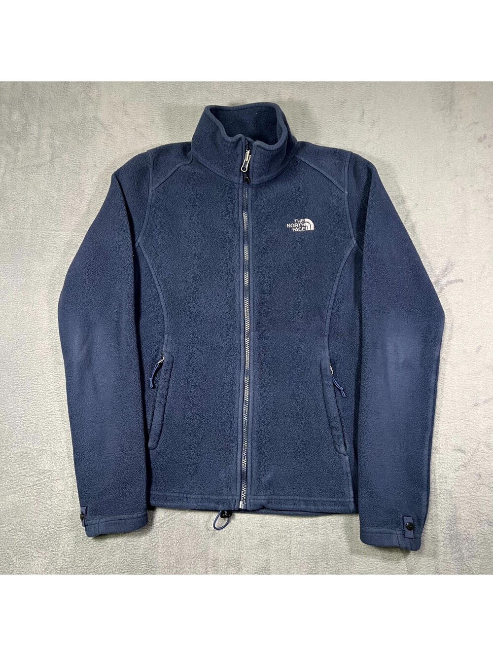 The North Face Jacket Navy Womens Small Full Zip Fleece Gorpcore Camping Outdoor